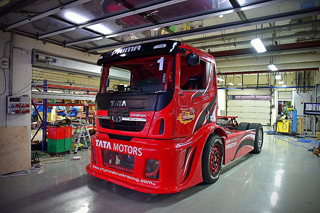 Tata Motors T1 Prima Race Truck with 1040 hp Cummins diesel engine