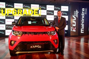Dr. Pawan Goenka Managing Director Mahindra Mahindra Ltd at the Launch of Mahindras much awaited SUV KUV100 nxt in Mumbai